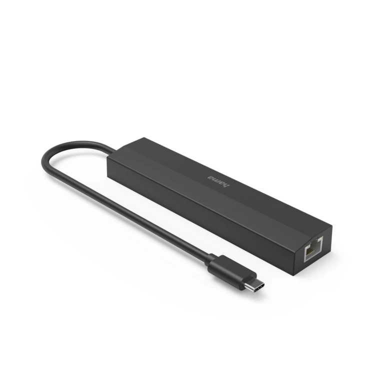 Hama 00200144 huby i koncentratory USB 3.2 Gen 1 (3.1 Gen 1) Type-C 5000 Mbit/s Czarny
