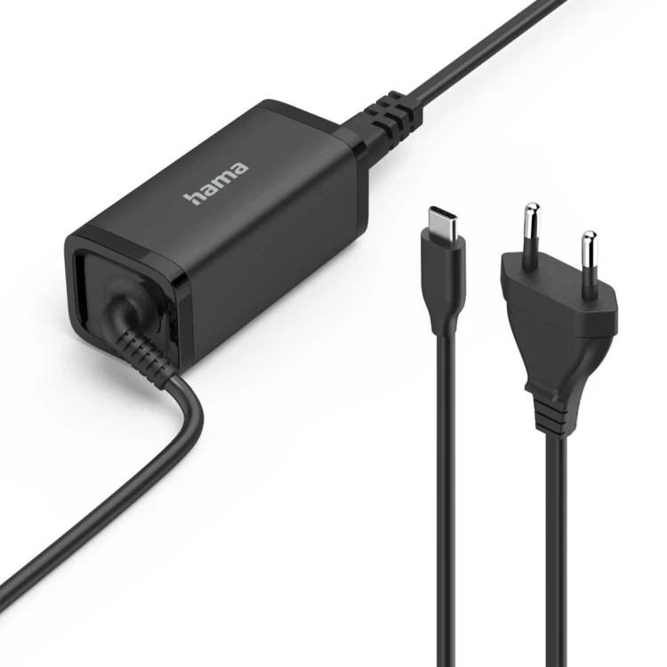 Hama 00200022 adapter zasilający/ inwentor Wewnątrz/Na wolnym powietrzu 45 W Czarny