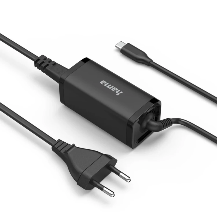 Hama 00200022 adapter zasilający/ inwentor Wewnątrz/Na wolnym powietrzu 45 W Czarny