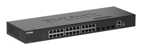 D-Link DGS-1530-28/E przełącznik sieciowy Zarządzany L2 Gigabit Ethernet (10/100/1000) Czarny
