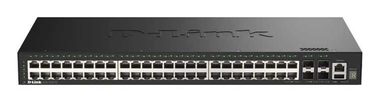 D-Link DGS-1530-52/E przełącznik sieciowy Zarządzany L2 Gigabit Ethernet (10/100/1000) Czarny