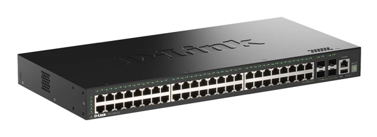 D-Link DGS-1530-52/E przełącznik sieciowy Zarządzany L2 Gigabit Ethernet (10/100/1000) Czarny