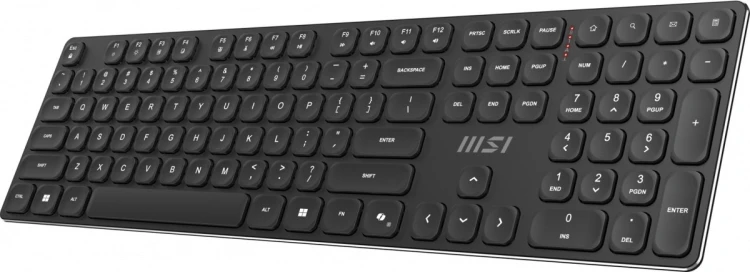 Zestaw klawiatura + mysz MSI Forge K210 Wireless Mouse and Keyboard Combo bezprzewodowe czarne