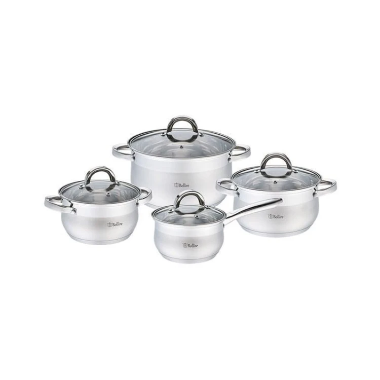POT SET 8PCS MONZA BR-4008