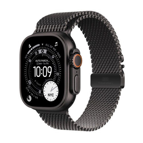 Apple Watch Ultra 3 OLED 49 mm Cyfrowy 422 x 514 px Ekran dotykowy 5G Czarny Wi-Fi GPS