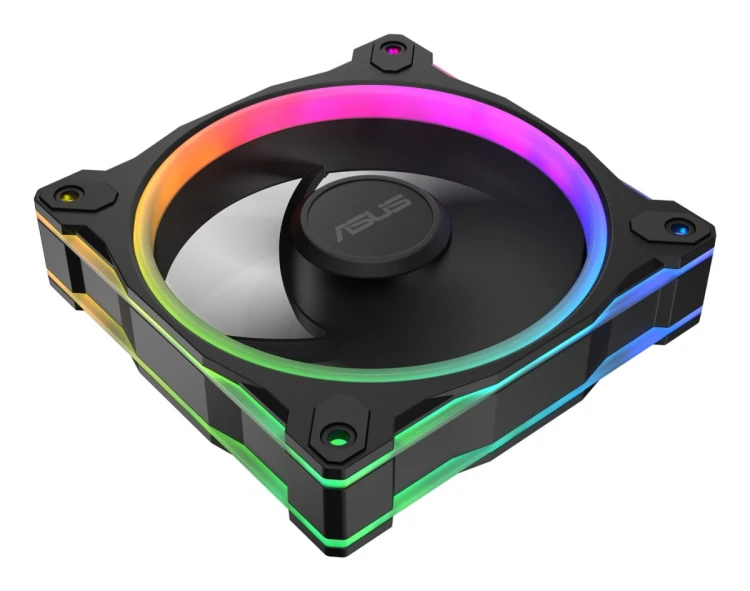 ASUS Prime MR120 Fan ARGB Reverse Black 3in1 Obudowa komputera Wentylator 12 cm Czarny 3 szt.