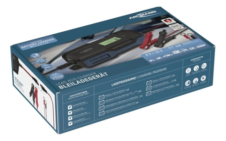Ansmann 1001-0144 pojazd ładowarki 6 - 14 V Czarny