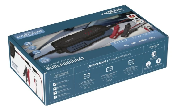 Ansmann 1001-0143 pojazd ładowarki 6 - 12 V Czarny