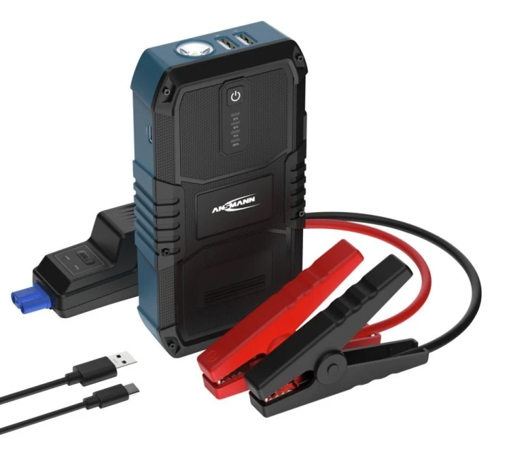 Rozrusznik akumulatorowy ANSMANN 10.0 Latarka Powerbank 37Wh 12V