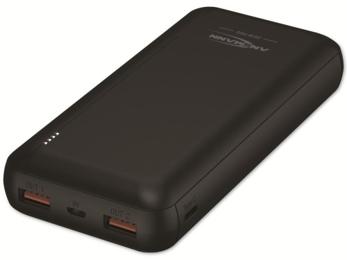 Ansmann PB320PD Litowo-polimerowy (LiPo) 20000 mAh Czarny