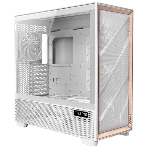 Obudowa PC Antec Flux Pro, Full-Tower, E-ATX, Szkło hartowane – biała
