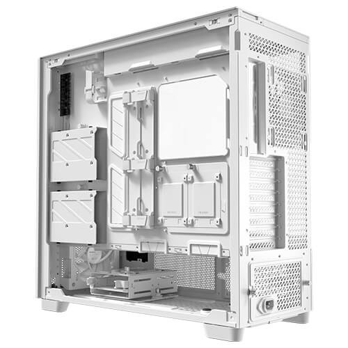 Obudowa PC Antec Flux Pro, Full-Tower, E-ATX, Szkło hartowane – biała