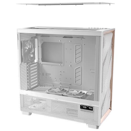 Obudowa PC Antec Flux Pro, Full-Tower, E-ATX, Szkło hartowane – biała