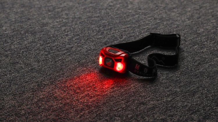 MONTIS LATARKA BATERYJNA CZOŁOWA/NAGŁOWNA LED Z SENSOREM "WAVE" MT002