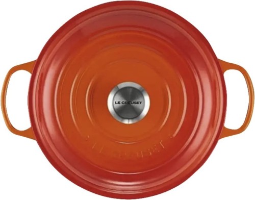 Garnek okrągły Le Creuset Gourmet Professional 30cm piekarnik czerwony