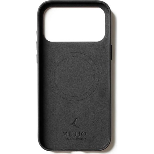 Mujjo Full Leather Case Etui do iPhone 17 Pro Max, Czarny