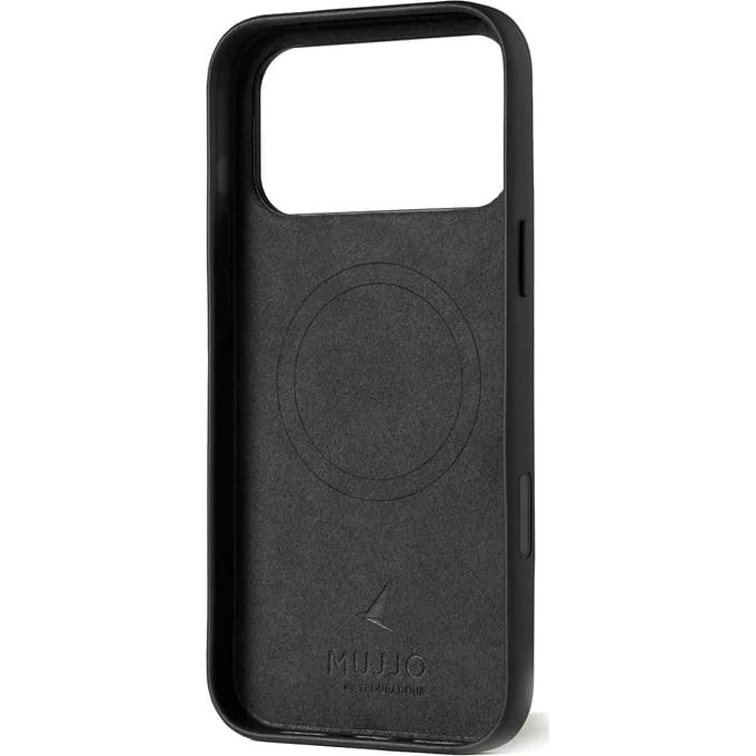Mujjo Full Leather Case Etui do iPhone 17 Pro Max, Czarny