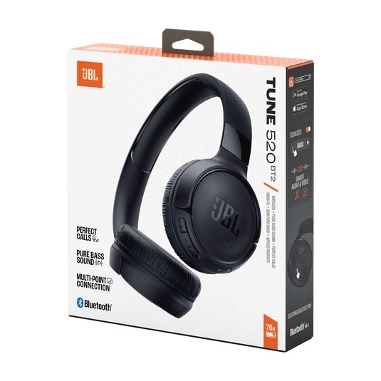 Słuchawki nauszne JBL T520 BT2 czarne