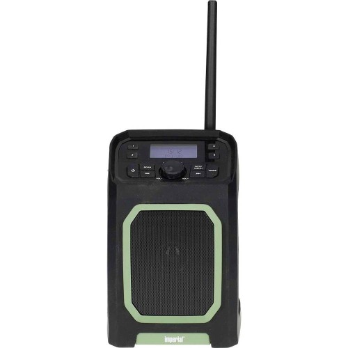 Imperial DABMAN OR 5 mobiele DAB+/FM buitenradio Przenośny Cyfrowy Czarny, Zielony