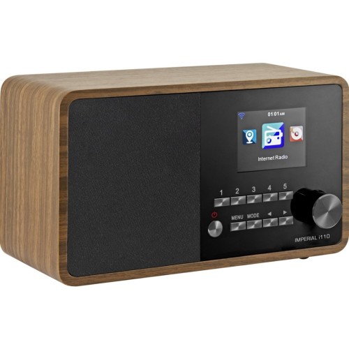 Radio Imperial i110 Wi-Fi z funkcją odtwarzacza multimedialnego drewno