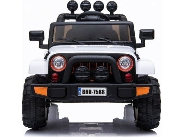 Auto Na Akumulator Jeep BRD-7588 Światła LED MP3 Pilot Biały 4x4