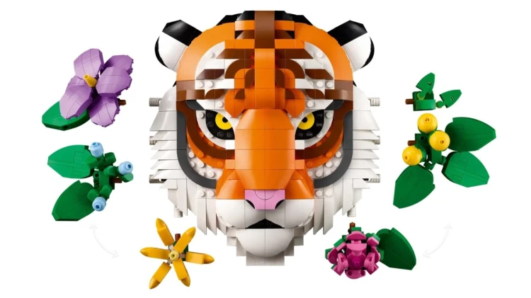 LEGO ART 31217 Kolekcja zwierząt - tygrys