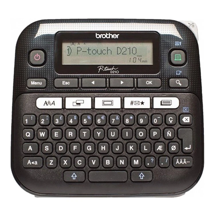 Brother PT-D210VP drukarka etykiet Termotransferowy 180 x 180 DPI 20 mm/s QWERTY