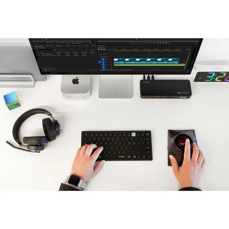 Kensington SD5920T EQ - Stacja dokująca - do laptopa - USB4 / Thunderbolt 4 - 2 x HDMI, 3 x DP, 2 x Thunderbolt 4 - 1GbE, 2.5GbE - 149.1 Watt - Europa
