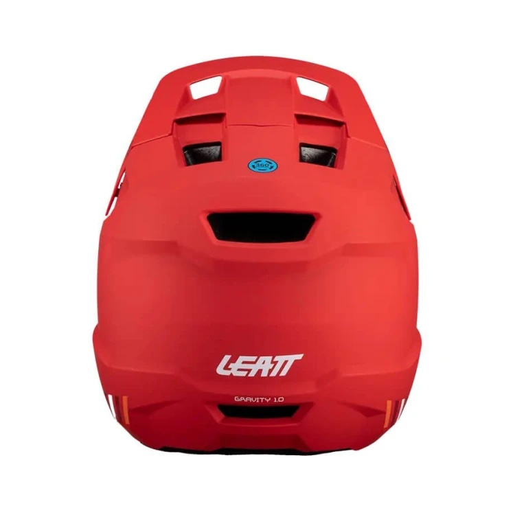 Kask rowerowy typu full face LEATT Helmet MTB Gravity 1.0 V24 rozmiar M, czerwony