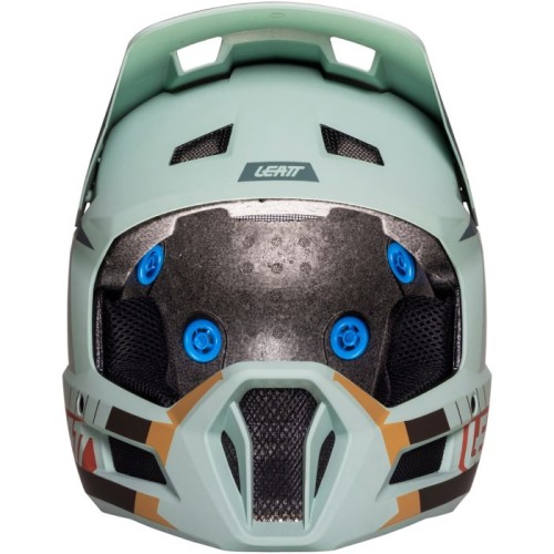 Kask rowerowy typu full face LEATT Helmet MTB Gravity 2.0 V25 rozmiar M, miętowy