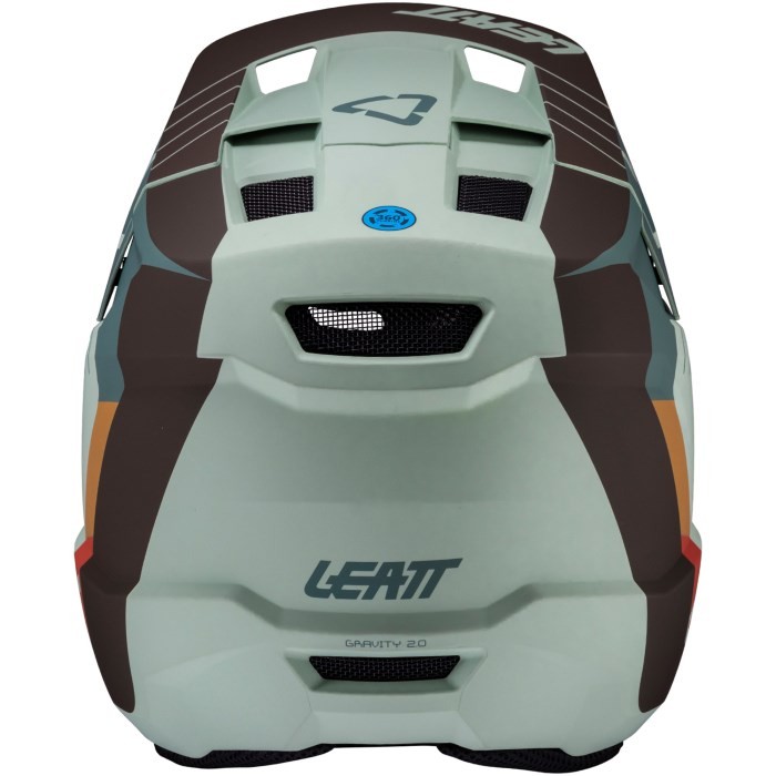 Kask rowerowy typu full face LEATT Helmet MTB Gravity 2.0 V25 rozmiar M, miętowy