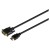 SAVIO KABEL HDMI 19PIN MĘSKI - DVI 18+1 MĘSKI 1,8M CZARNY ZŁOTE KOŃCÓWKI CL-212