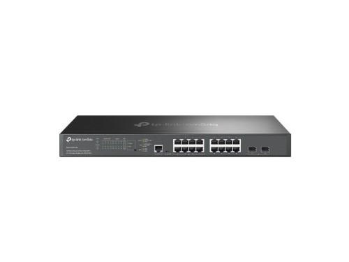 TP-Link Omada SG3218XP-M2 łącza sieciowe Zarządzany L2+ 2.5G Ethernet (100/1000/2500) Obsługa PoE 1U Czarny