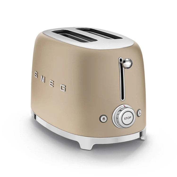Smeg TSF01CHMEU toster 6 2 kaw. 950 W Szampański