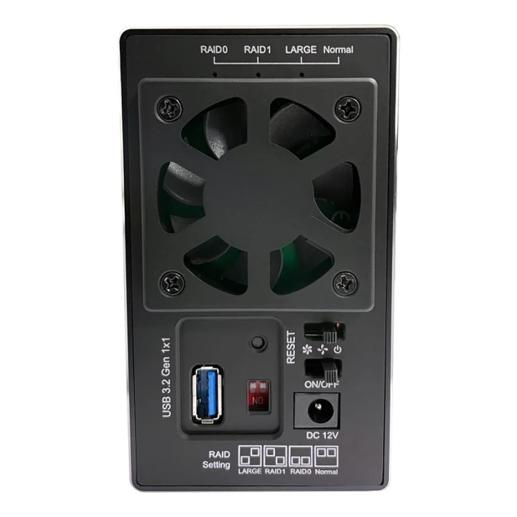 LC-Power LC-35U3-RAID-2 obudowa do dysków twardych Obudowa HDD Czarny 3.5"