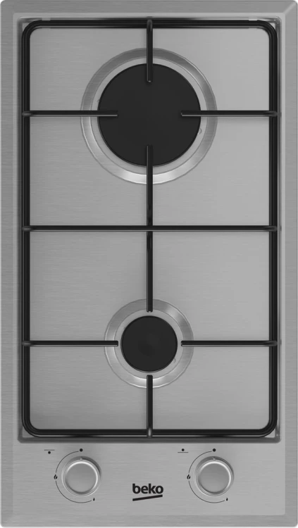 Beko HDCG 32220 FX Stal nierdzewna Wbudowany 29 cm Gaz 2 stref(y)