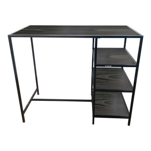 BAR TABLE GABE BLACK/BLACK 100X120X60CM