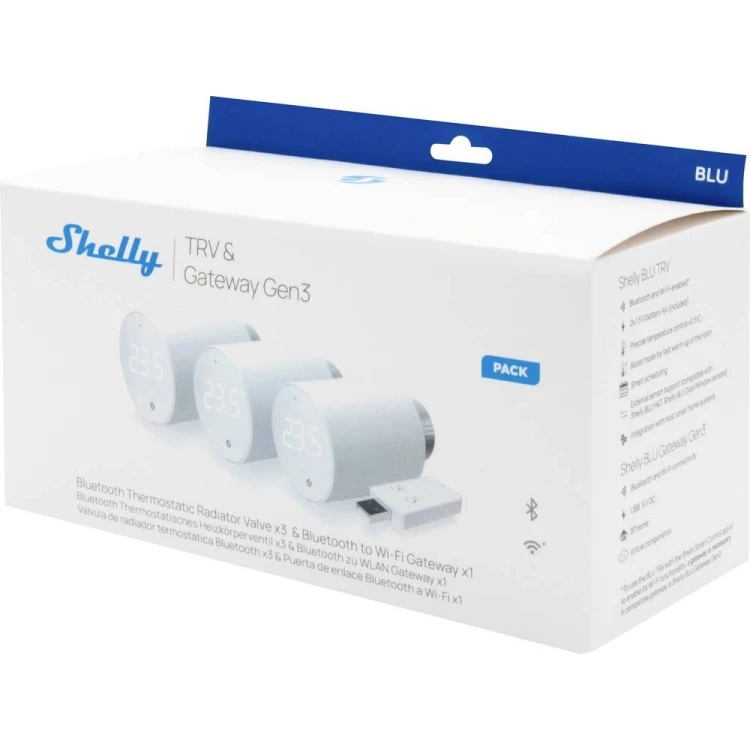 Shelly BLU TRV Nadaje się do użytku w pomieszczeniach