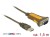 DeLOCK 65840 kabel równoległy Czarny, Żółty 1,5 m USB Typu-A DB-9