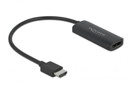 DeLOCK Adapter HDMI-A męski > DisplayPort żeński czarny