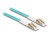 DeLOCK Kabel światłowodowy z metalowym wzmocnieniem LC Duplex na LC Duplex wielomodowy OM3, 3 m