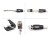 DeLOCK Wtyczka modułowa RJ45 z odgiętką, Cat.6A, Cat.7 i nasadki przeciwzagięciowe, zestaw 25 sztuk