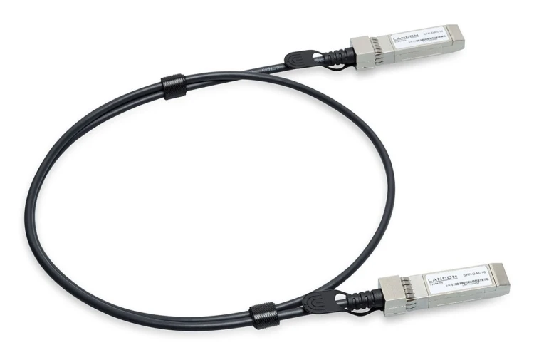 LANCOM SFP-DAC10-1m (Bulk 8) kabel InfiniBand / światłowodowy Czarny, Stal