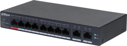 Dahua Technology DH-CS4010-8GT-110 przełącznik sieciowy Zarządzany L2 Gigabit Ethernet (10/100/1000) Obsługa PoE Czarny