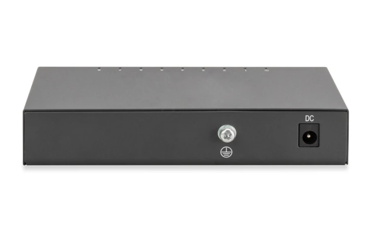 Digitus 8-portowy przełącznik gigabitowy, desktop, niezarządzalny, metalowa obudowa