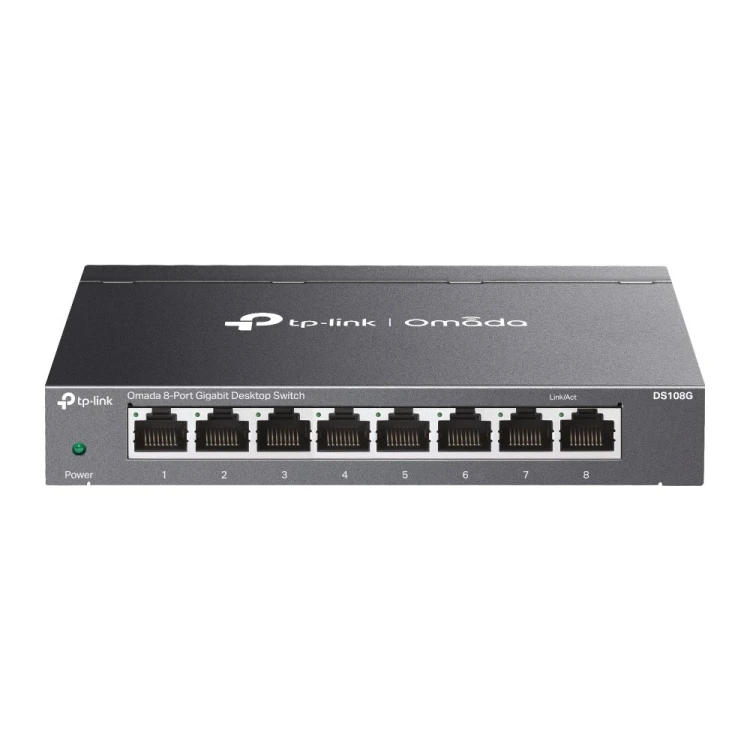 TP-Link Omada DS108G przełącznik sieciowy Nie zarządzany Gigabit Ethernet (10/100/1000) Czarny