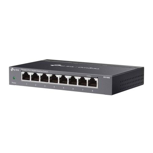 TP-Link Omada DS108G przełącznik sieciowy Nie zarządzany Gigabit Ethernet (10/100/1000) Czarny