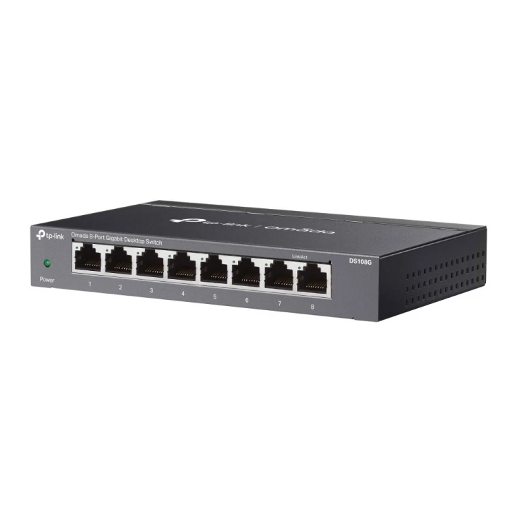 TP-Link Omada DS108G przełącznik sieciowy Nie zarządzany Gigabit Ethernet (10/100/1000) Czarny