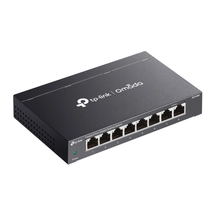 TP-Link Omada DS108G przełącznik sieciowy Nie zarządzany Gigabit Ethernet (10/100/1000) Czarny