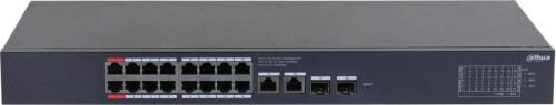 Dahua Technology CS4220-16GT-135 przełącznik sieciowy Zarządzany L2 Gigabit Ethernet (10/100/1000) Obsługa PoE Czarny